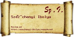 Széchenyi Ibolya névjegykártya